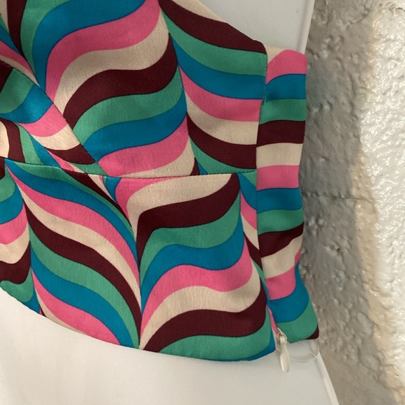 Zara Retro Looking Halter Top, Size Small. - Picture 2 of 6